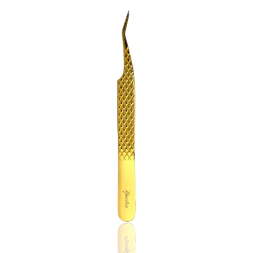 SPECTRA - 24K GOLD - hajlított izoláló szempillacsipesz