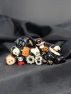 Halloween műszempilla fésű tokban (4 db / csomag)