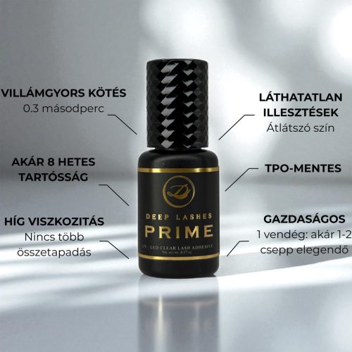 Deep Lashes PRIME UV/LED CLEAR Wimpernkleber