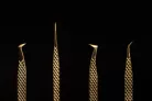 MILA - gebogene Isolationspinzette für Wimpernextensions
