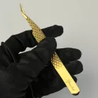 SPECTRA - gebogene Isolationspinzette für Wimpernextensions