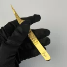 ZOYA - schräge Isolationspinzette für Wimpernextensions