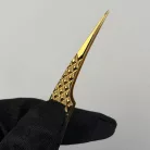 ZOYA - schräge Isolationspinzette für Wimpernextensions