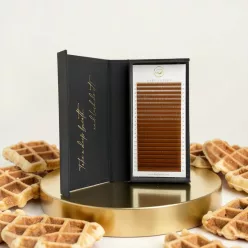   22 Reihen - MIX • Waffle • 0.07 - Braune Wimpernextensions