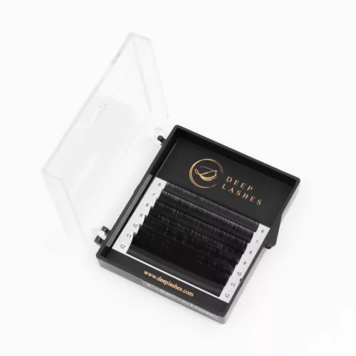 7 Reihen - MIX - Wimpernextensions - Premium Black Collection PROMOTION