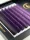 7 Reihen - MIX • Schwarz / Violett Ombre • CC-Biegung • 0.07 (6-12 mm) - Farbige Wimpernextensions