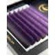 7 Reihen - MIX • Schwarz / Violett Ombre • 0.07 (6-12 mm) - Farbige Wimpernextensions
