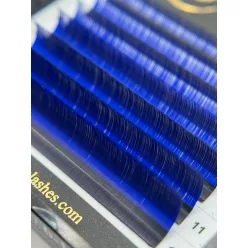   7 Reihen - MIX • Dunkelblau • 0.07 (6-12 mm) - Farbige Wimpernextensions