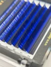 7 Reihen - MIX • Dunkelblau • CC-Biegung • 0.07 (6-12 mm) - Farbige Wimpernextensions