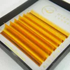 7 Reihen - MIX • Neonorange • M-Biegung • 0.07 (6-12 mm) - Farbige Wimpernextensions