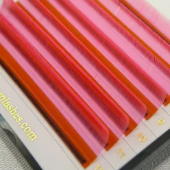   7 Reihen - MIX • Neonpink • 0.07 (6-12 mm) - Farbige Wimpernextensions