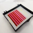 7 Reihen - MIX • Neonpink • 0.07 (6-12 mm) - Farbige Wimpernextensions
