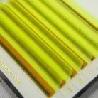 7 Reihen - MIX • Neongelb • CC-Biegung • 0.07 (6-12 mm) - Farbige Wimpernextensions