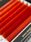 7 Reihen - MIX • Rot • 0.07 (6-12 mm) - Farbige Wimpernextensions