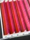 7 Reihen - MIX • Rosa • 0.07 (6-12 mm) - Farbige Wimpernextensions
