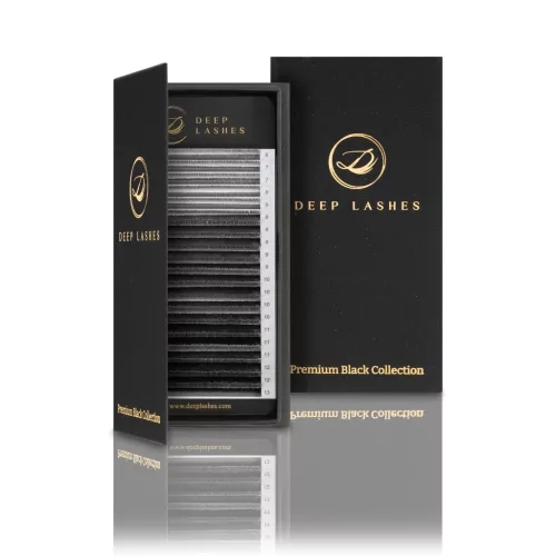 Glitzer-Silber - MIX • M-Biegung • 0.07 - Wimpernextensions - Limited Edition