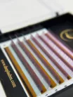 7 Reihen - MIX • Ozeanblau / Rosa Ombre • CC-Biegung • 0.07 (6-12 mm) - Farbige Wimpernextensions