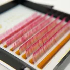 7 Reihen - MIX • Unicorn Pink • 0.07 (6-12 mm) - Farbige Wimpernextensions