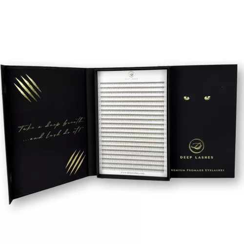 PROMADE 20 Reihen - Schwarze Wimpernextensions