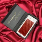 20 Reihen MIX • Bordeaux • C Curl • 0.07 Farbige Wimpernextensions