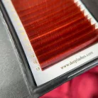 20 Reihen MIX • Bordeaux • C Curl • 0.07 Farbige Wimpernextensions