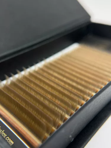 20 Reihen - MIX • Hellbraun • CC Curl • 0.07 - Braun Wimpernextensions