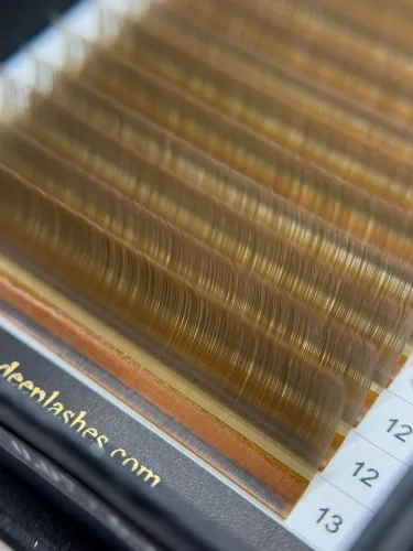 20 Reihen - MIX • Hellbraun • CC Curl • 0.07 - Braun Wimpernextensions